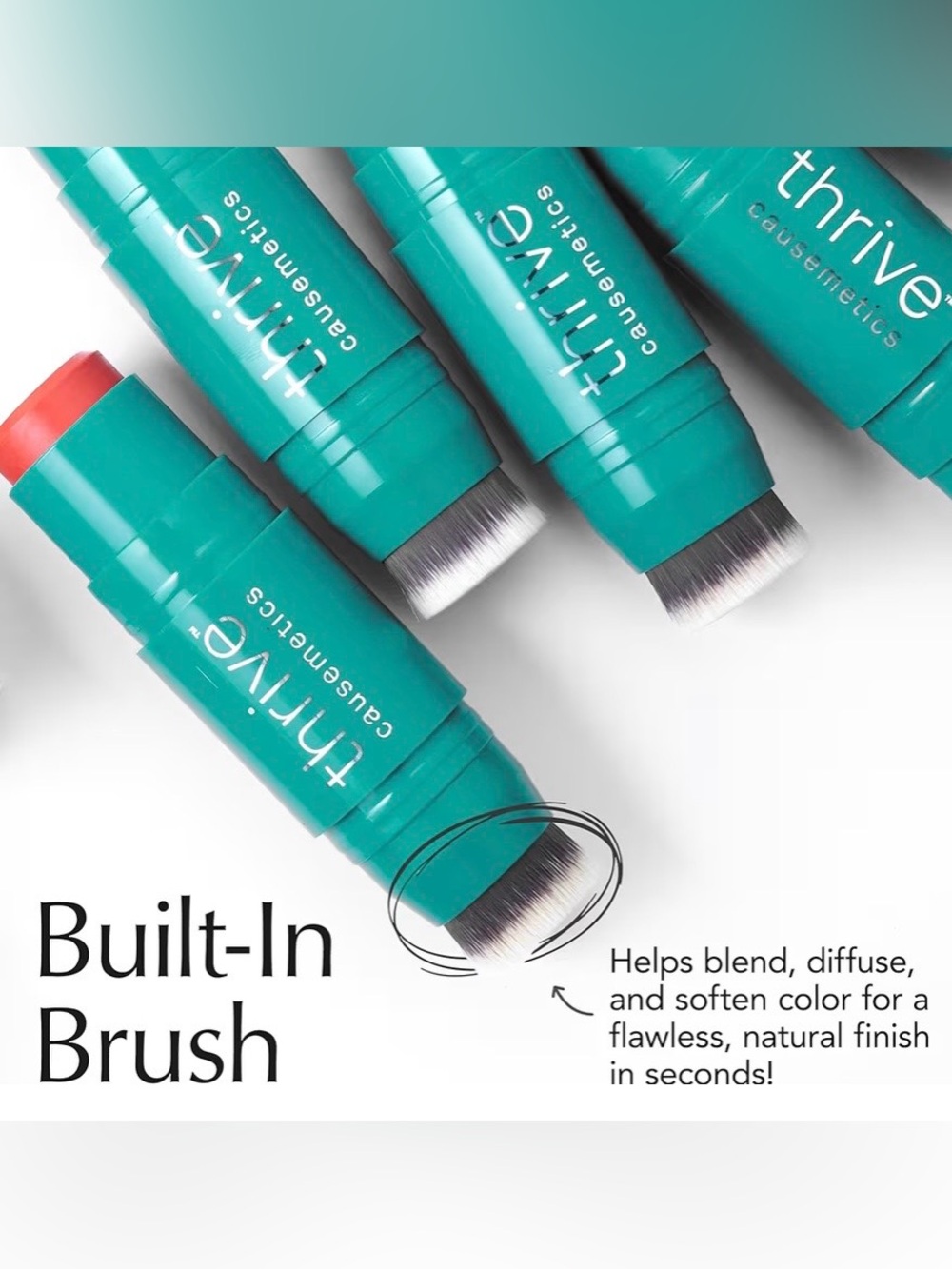 NWT/NIB Thrive Causemetics Beauty Bundle - Makeup Pouch FREE With Purchase! - Picture 8 of 11